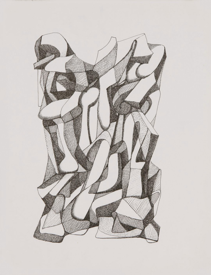 曹立伟:纯然僻静处-闲议吴杉和他的几何抽象素描